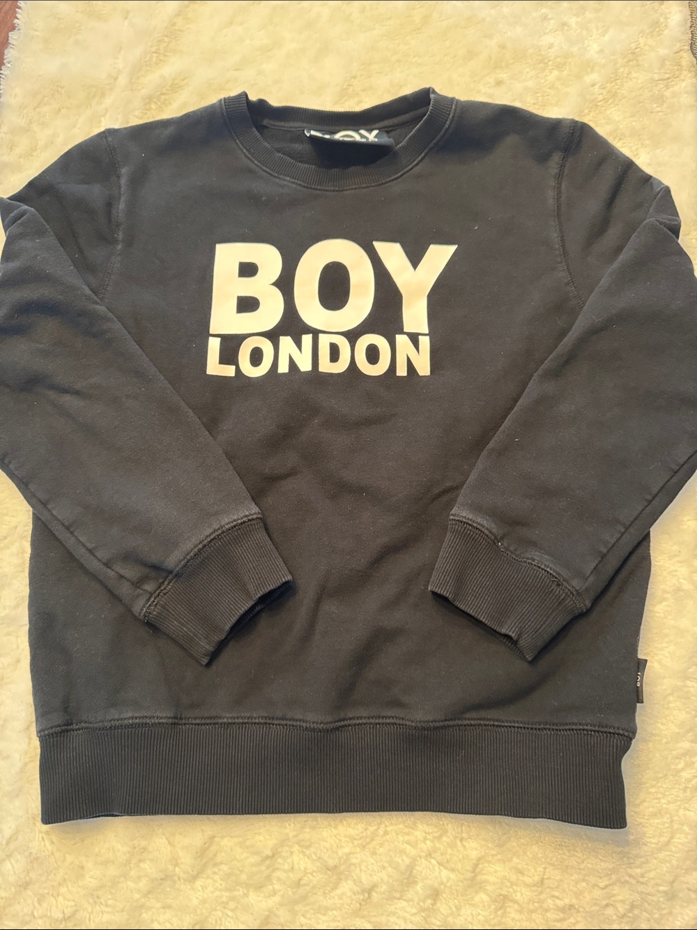 Kid's - BOY LONDON -  Black Logo Crew neck Sweater
